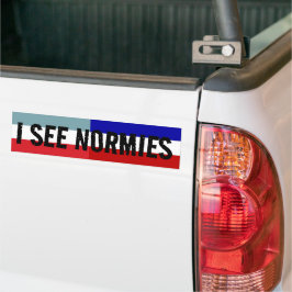 Pegatina Para Coche Veo Normies