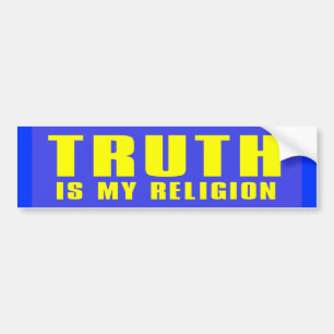 Pegatina Para Coche verdad mi religión