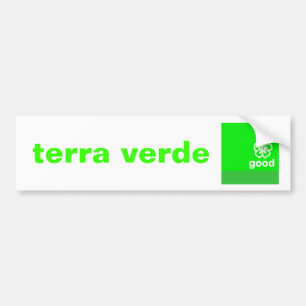 Pegatina Para Coche Verde de la tierra