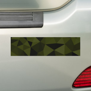 Pegatina Para Coche Verde oscuro del ejército negro patrón de malla ge