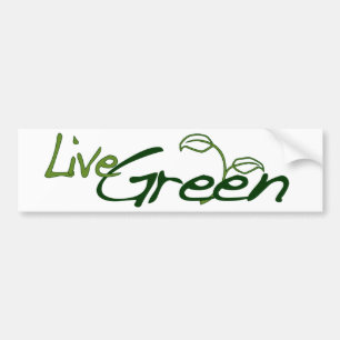 Pegatina Para Coche Verde vivo