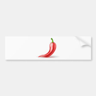 Pegatina Para Coche Verdura de la pimienta de chiles rojos