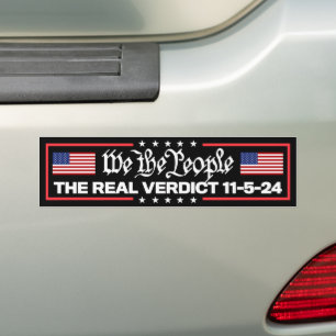 Pegatina Para Coche Veredicto del 5 de noviembre por We The People Tru