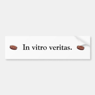 Pegatina Para Coche Veritas. in vitro