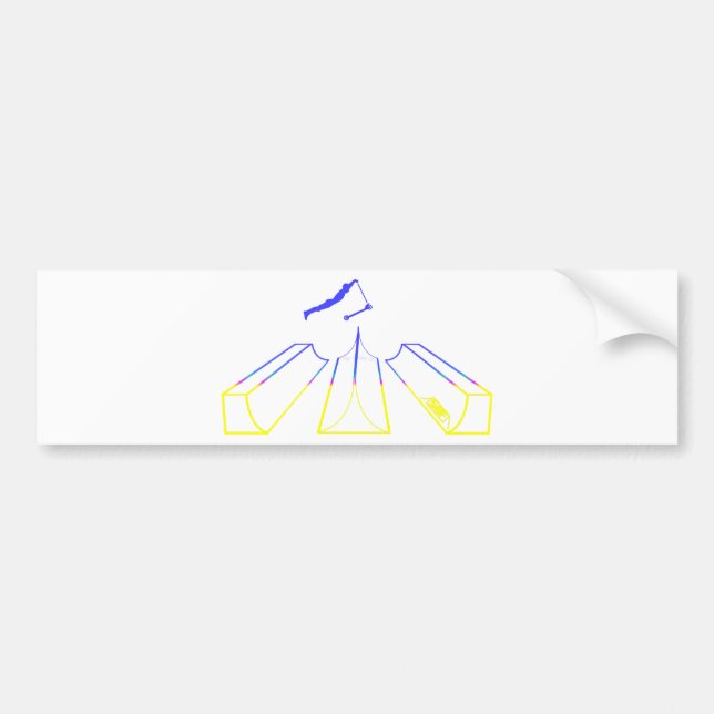 Pegatina Para Coche Vespa freestyle (Frente)