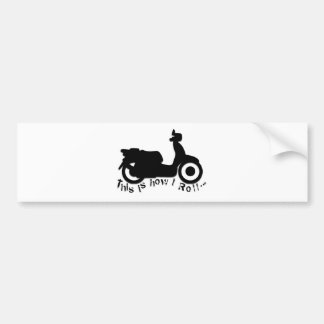 Pegatina Para Coche ¡Vespa o E-Bici - éste es cómo ruedo!