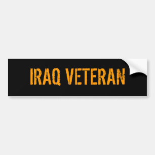 PEGATINA PARA COCHE VETERANO DE IRAQ