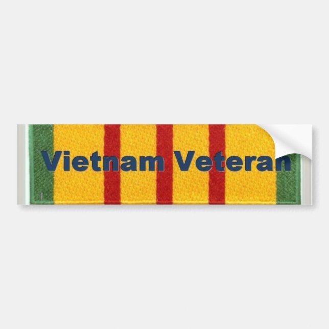 Pegatina Para Coche Veterano de Vietnam (Frente)