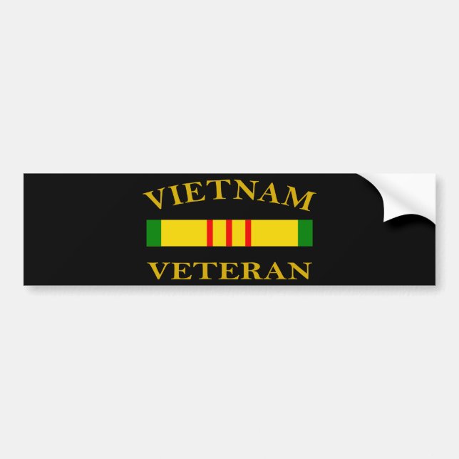 Pegatina Para Coche Veterano de Vietnam (Frente)