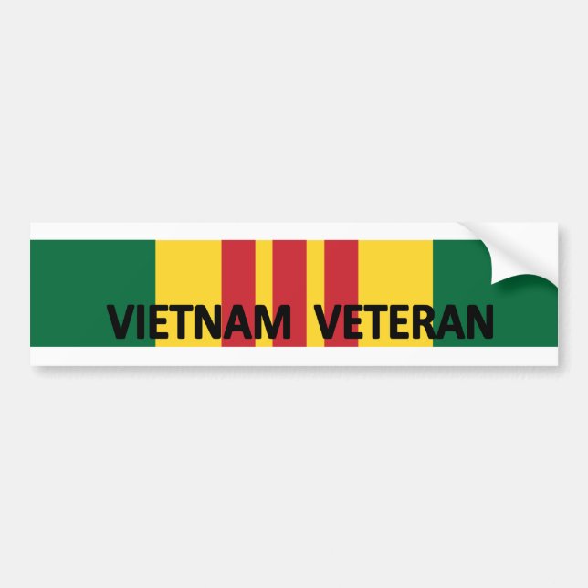 Pegatina Para Coche Veterano de Vietnam (Frente)