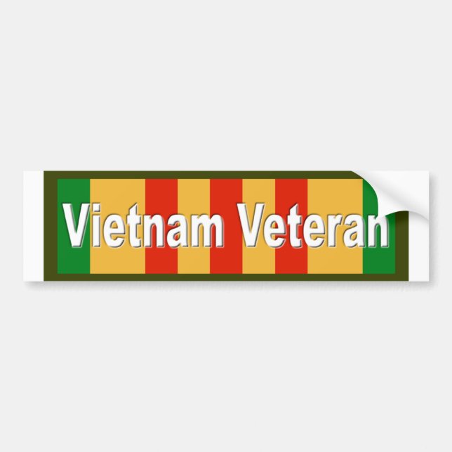 Pegatina Para Coche Veterano de Vietnam (Frente)