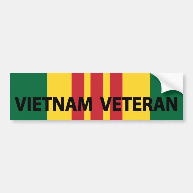 Pegatina Para Coche Veterano de Vietnam (Frente)