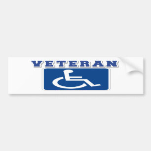 Pegatina Para Coche Veterano discapacitado
