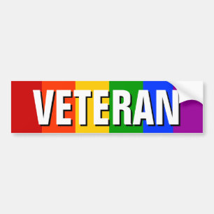 PEGATINA PARA COCHE VETERANO GAY
