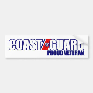 Pegatina Para Coche Veterano orgulloso del guardacostas