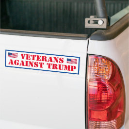 Pegatina Para Coche Veteranos contra Trump