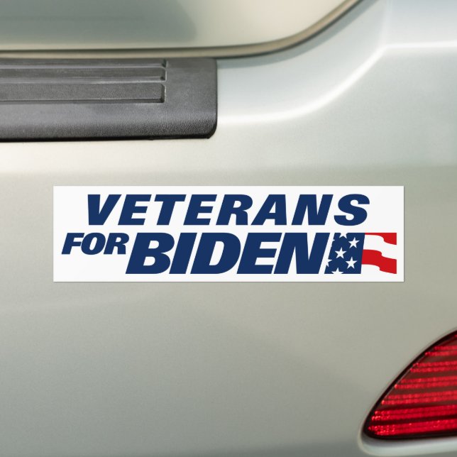 Pegatina Para Coche Veteranos para Biden 2024 (en coche)