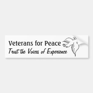 Pegatina Para Coche Veteranos para la paz
