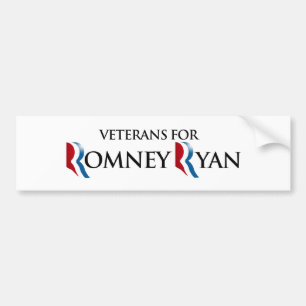 Pegatina Para Coche VETERANOS PARA ROMNEY RYAN.png