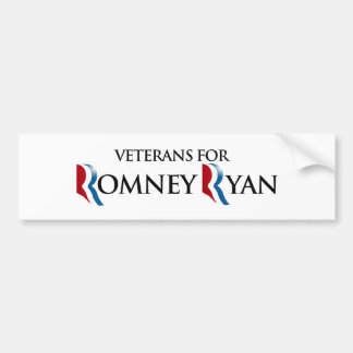 Pegatina Para Coche VETERANOS PARA ROMNEY RYAN.png