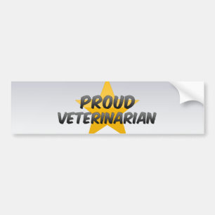 Pegatina Para Coche Veterinario orgulloso