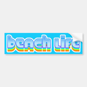 Pegatina Para Coche Vida de la playa