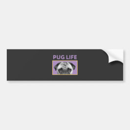 Pegatina Para Coche Vida de Pug