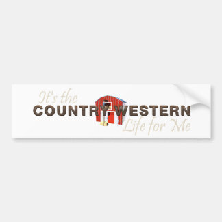 Pegatina Para Coche Vida occidental de TEL Country