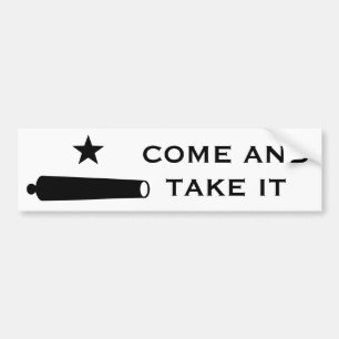 Pegatina Para Coche Viene tomarle el ~ Tejas de la bandera