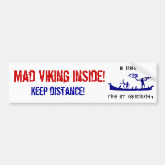Pegatina Para Coche Viking enojado Bumpersticker