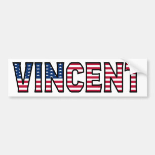 Pegatina Para Coche Vincent Name Vorname Estados Unidos Aufkleber Pega