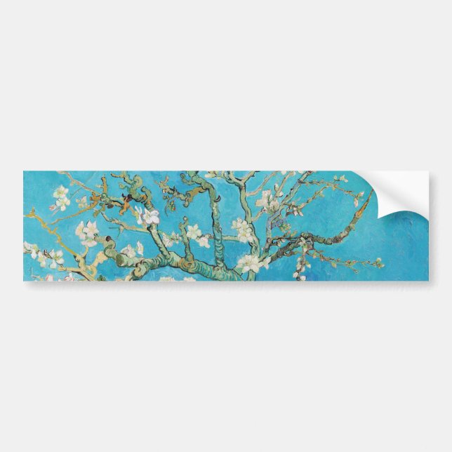 Pegatina Para Coche Vincent van Gogh - Almond Blossom (Frente)