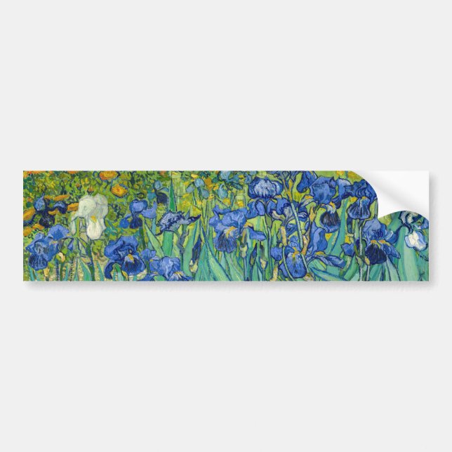 Pegatina Para Coche Vincent Van Gogh - Irises (Frente)