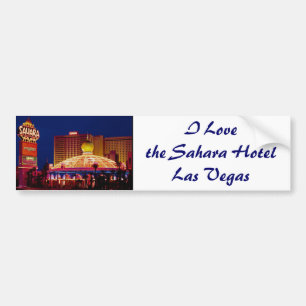 Pegatina Para Coche Vintage Sahara Hotel Las Vegas