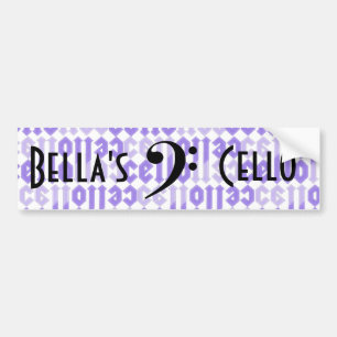 Pegatina Para Coche Violoncelo del amor