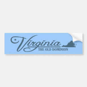 Pegatina Para Coche Virginia (estado el mío)