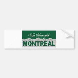 Pegatina Para Coche Visita Montreal hermosa