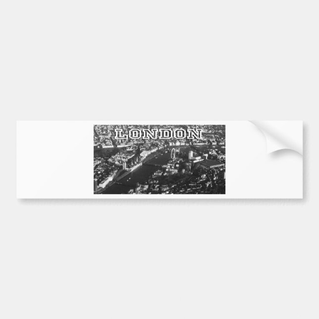 Pegatina Para Coche Vista aérea de Londres (Frente)