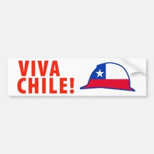Pegatina Para Coche ¡Viva Chile!