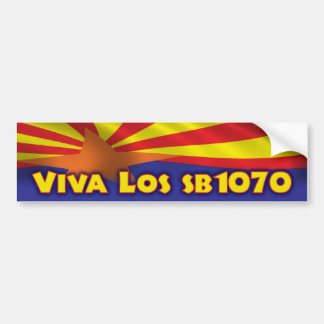 Pegatina Para Coche Viva Los SB1070 - reforma de inmigración de