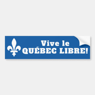 Pegatina Para Coche ¡Vive le Québec libre!