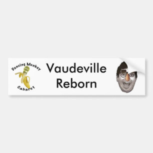 Pegatina Para Coche Vodevil del cabaret del mono del baile renacido