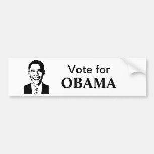 Pegatina Para Coche Vota por Obama