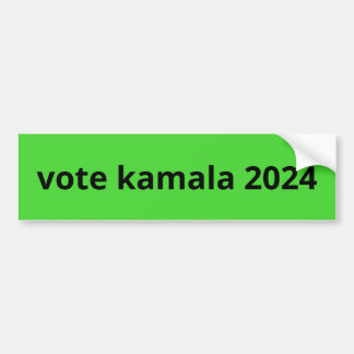 PEGATINA PARA COCHE VOTACIÓN KAMALA 2024