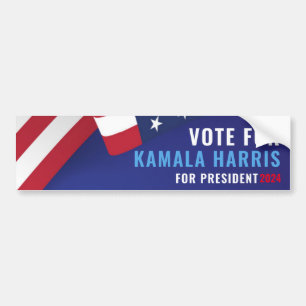 Pegatina Para Coche Votación Kamala Harris Por El Presidente 2024