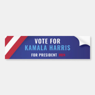 Pegatina Para Coche Votación Kamala Harris Por El Presidente 2024