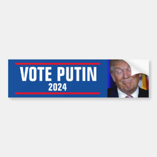 PEGATINA PARA COCHE VOTACIÓN PUTIN 2024