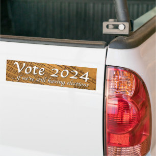 Pegatina Para Coche Votar 2024 si seguimos teniendo elecciones