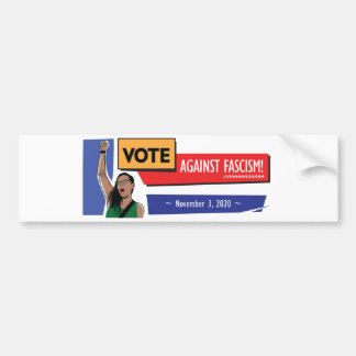 Pegatina Para Coche Votar contra el fascismo