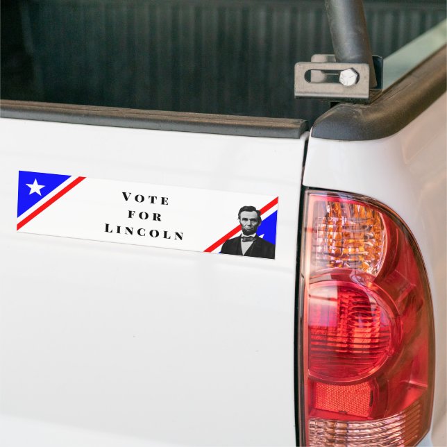 Pegatina Para Coche Votar por Abraham Lincoln (En Camión)